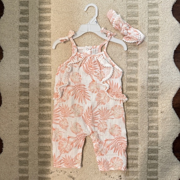 Baby by Rachel Zoe Jumpsuit and Headband - Picture 4 of 7